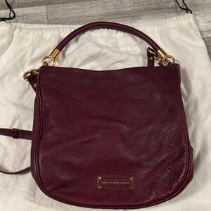 Marc by Marc Jacobs Deep Red Leather Shoulder Bag